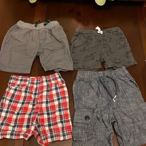 Lot of four toddler boy shorts